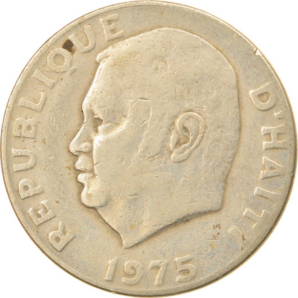 Coin, Haiti, 20 Centimes, 1975, VF(20-25), Copper-nickel, KM:100