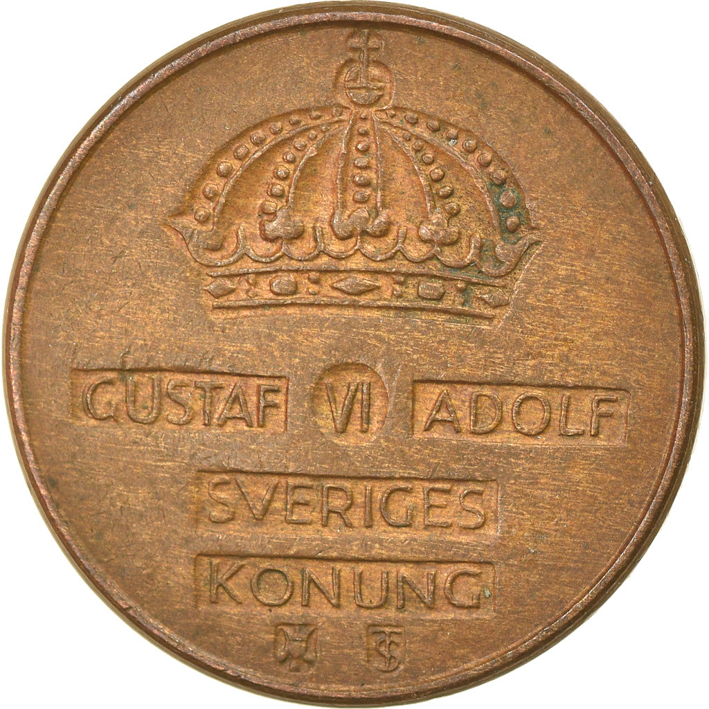 Coin, Sweden, Gustaf VI, Ore, 1961, EF(40-45), Bronze, KM:820