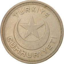 Coin, Turkey, 10 Kurus, 1937, EF(40-45), Copper-nickel, KM:863