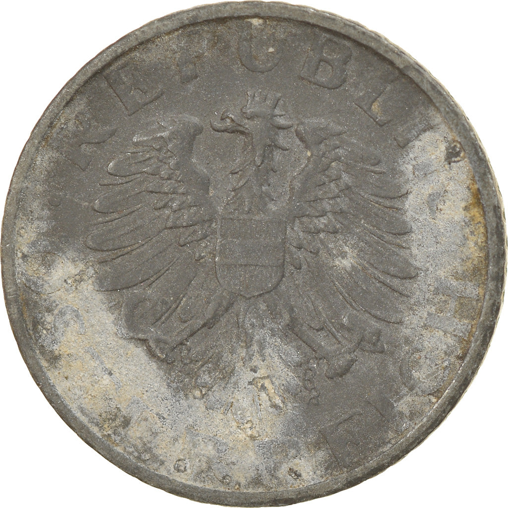 Coin, Austria, 5 Groschen, 1951, EF(40-45), Zinc, KM:2875