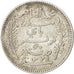 Munten, Tunisië, Muhammad al-Nasir Bey, 50 Centimes, 1915, Paris, ZF+, Zilver