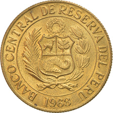 Moneta, Perù, Sol, 1968, SPL-, Ottone, KM:248