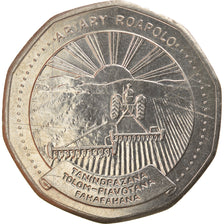 Coin, Madagascar, 20 Ariary, 1992, Royal Canadian Mint, AU(55-58), Stainless