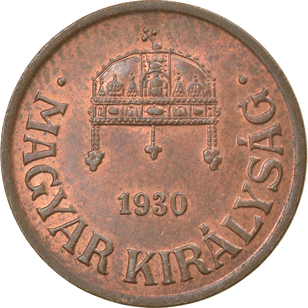 Moeda, Hungria, Filler, 1930, Budapest, EF(40-45), Bronze, KM:505