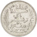 Moneda, Túnez, Muhammad al-Nasir Bey, 50 Centimes, 1917, Paris, EBC, Plata