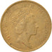 Moeda, Hong Kong, Elizabeth II, 10 Cents, 1986, EF(40-45), Níquel-Latão, KM:55