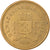 Moeda, Antilhas Neerlandesas, Beatrix, Gulden, 1990, EF(40-45), Aço Dourado