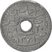 Monnaie, Tunisie, Ahmad Pasha Bey, 20 Centimes, 1942, Paris, TTB, Zinc, KM:268