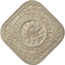 Coin, Netherlands, Wilhelmina I, 5 Cents, 1929, EF(40-45), Copper-nickel, KM:153