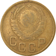 Moeda, Rússia, 3 Kopeks, 1946, Saint-Petersburg, EF(40-45), Alumínio-Bronze