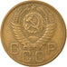 Moneda, Rusia, 3 Kopeks, 1955, Saint-Petersburg, MBC, Aluminio - bronce, KM:114