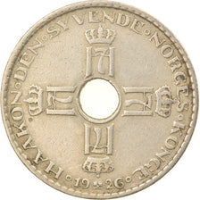 Coin, Norway, Haakon VII, Krone, 1926, EF(40-45), Copper-nickel, KM:385