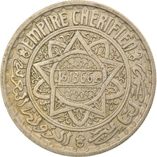 Coin, Morocco, Mohammed V, 20 Francs, 1946, Paris, EF(40-45), Copper-nickel
