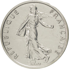 FRANCE, 1/2 Franc, 1980, KM #P665, MS(65-70), Nickel, Gadoury #91.P1, 9.00