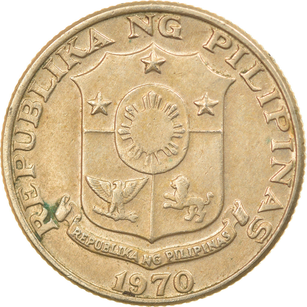 Münze, Philippinen, 25 Sentimos, 1970, SS, Copper-Nickel-Zinc, KM:199