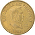 Coin, Philippines, 25 Sentimos, 1983, EF(40-45), Brass, KM:241.1