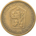 Coin, Czechoslovakia, Koruna, 1965, EF(40-45), Aluminum-Bronze, KM:50