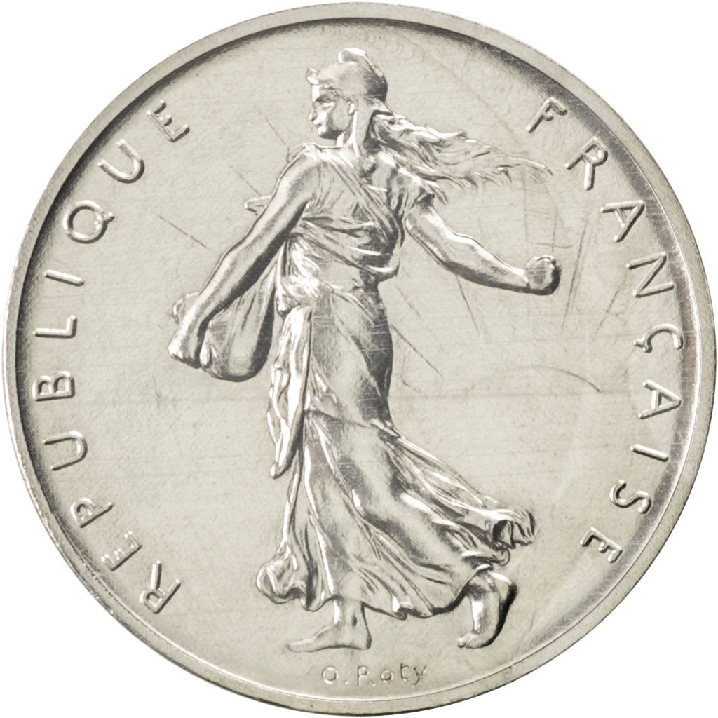 FRANCE, 1 Franc, 1982, KM #P731, MS(65-70), Nickel, Gadoury #104.P1, 12.00
