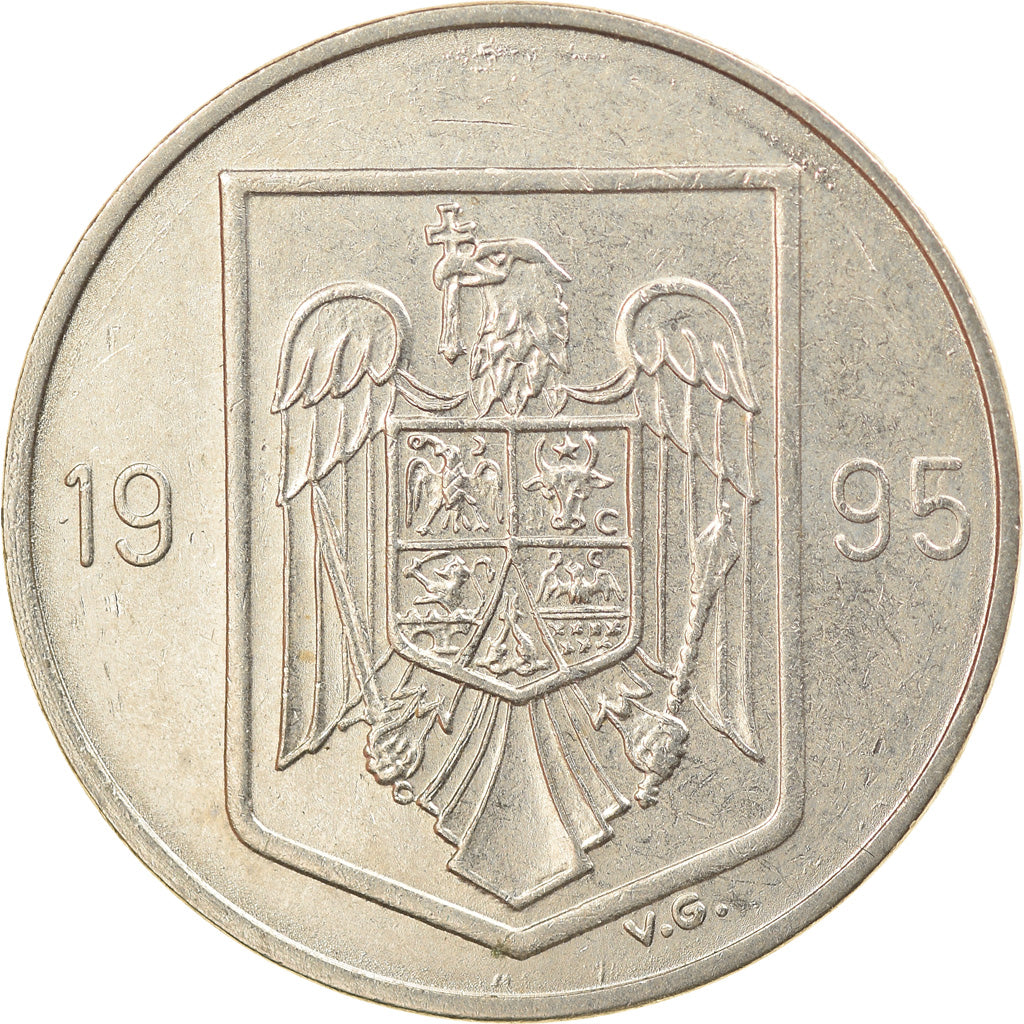 Munten, Roemenië, 10 Lei, 1995, ZF, Nickel Clad Steel, KM:116