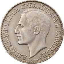 Coin, Yugoslavia, Alexander I, 2 Dinara, 1925, EF(40-45), Nickel-Bronze, KM:6