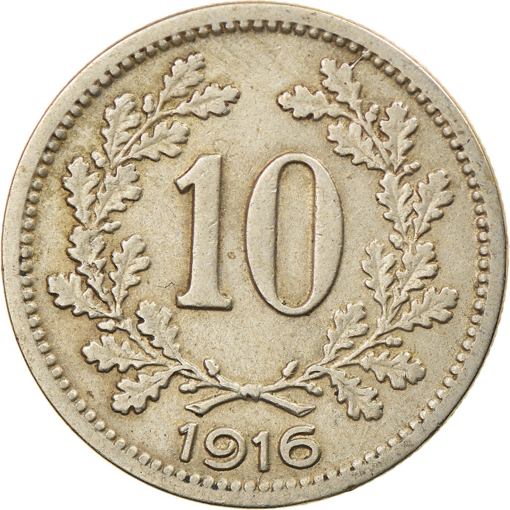 Coin, Hungary, Forint, 1916, Budapest, EF(40-45), Nickel-brass, KM:692