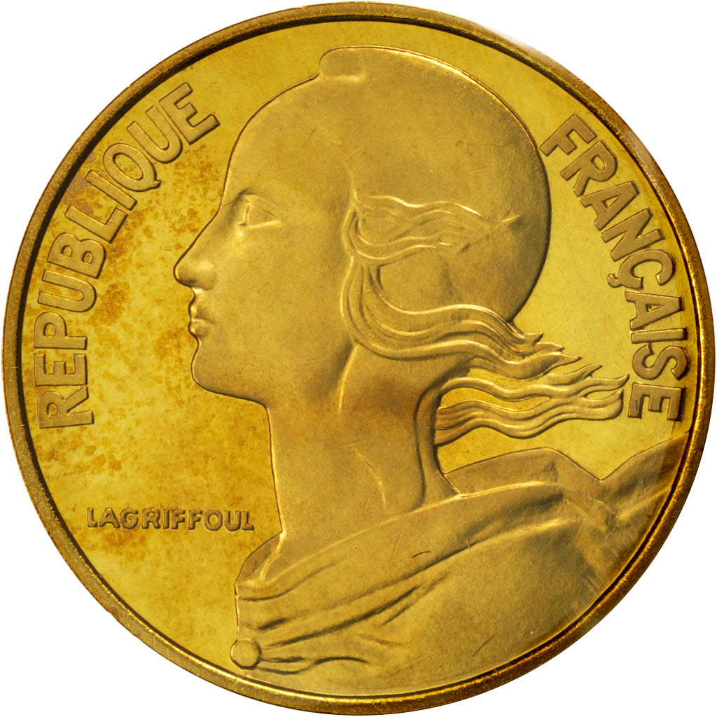 FRANCE, 20 Centimes, 1984, KM #P806, MS(65-70), Cupro-nickel Aluminium, Gadoury.