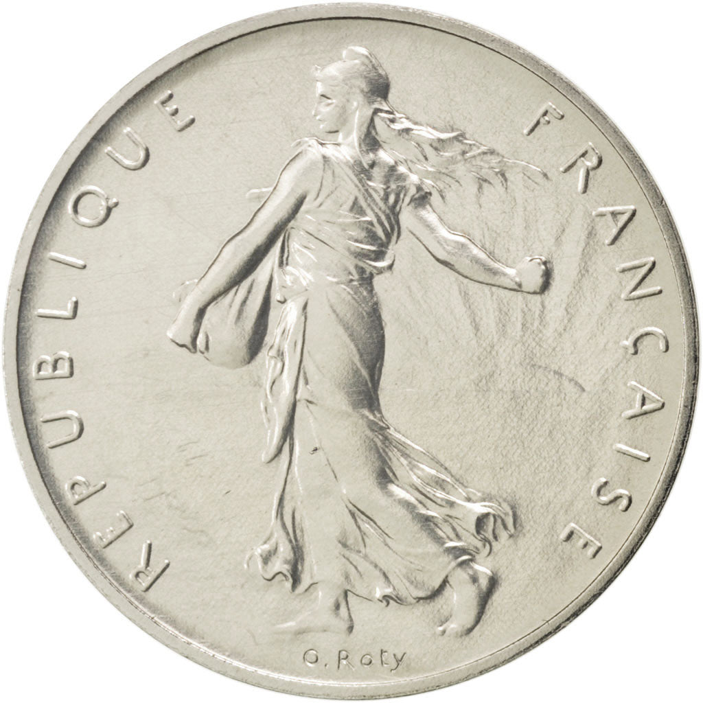 FRANCE, Franc, 1984, KM #P903, MS(65-70), Nickel, Gadoury #104.P1, 12.00