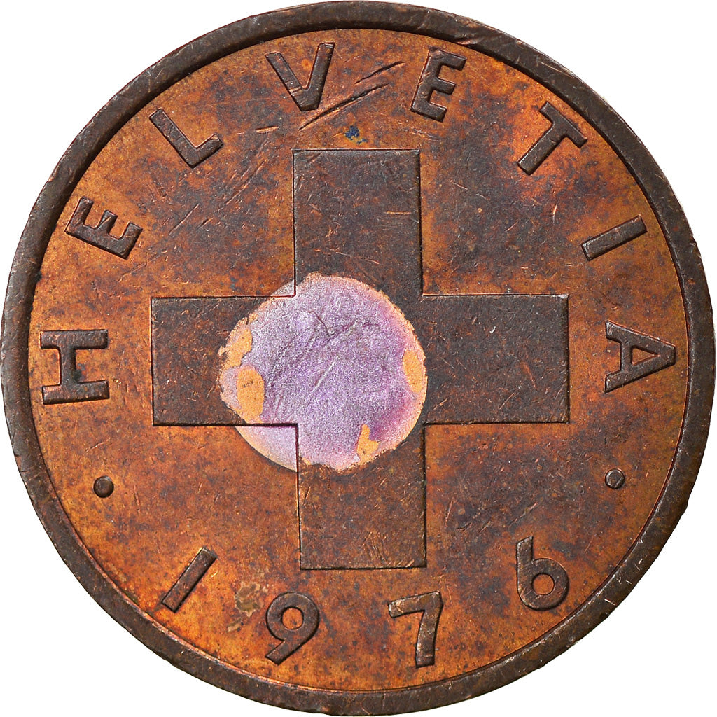 Monnaie, Suisse, Rappen, 1976, Bern, TTB, Bronze, KM:46