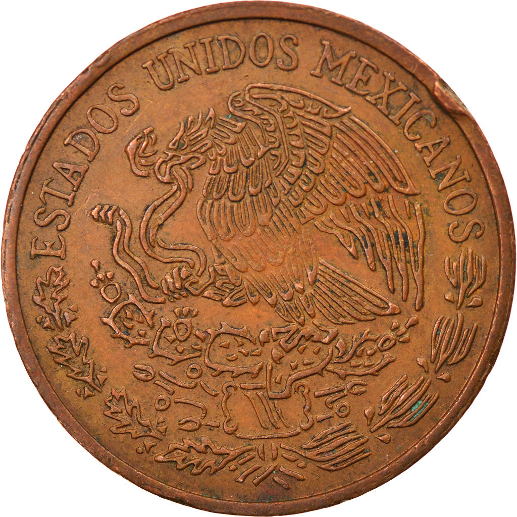 Moneda, México, 20 Centavos, 1973, Mexico City, MBC, Bronce, KM:441