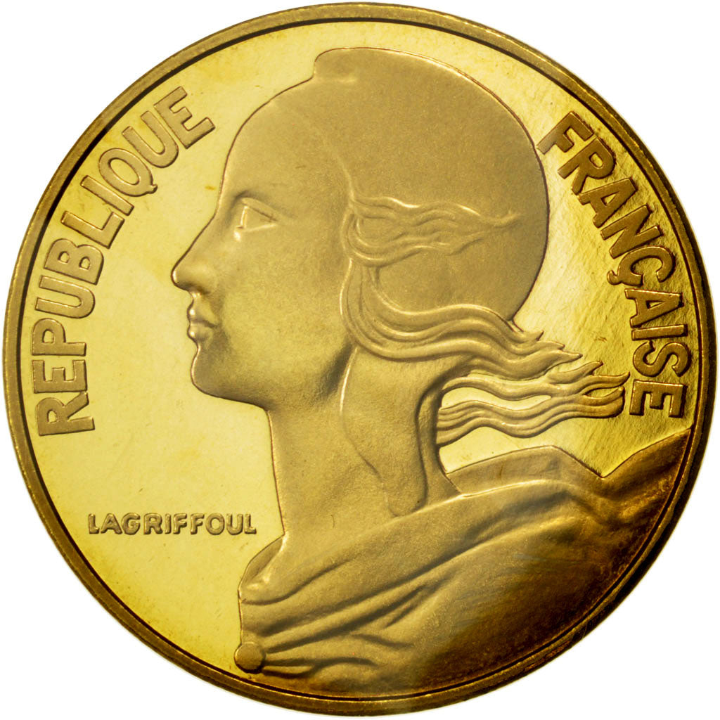 FRANCE, 20 Centimes, 1985, KM #P930, MS(65-70), Cupro-nickel Aluminium, Gadoury.