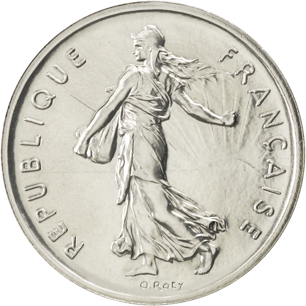 FRANCE, 5 Francs, 1985, KM #P945, MS(65-70), Cupro-nickel, Gadoury #154.P1,...
