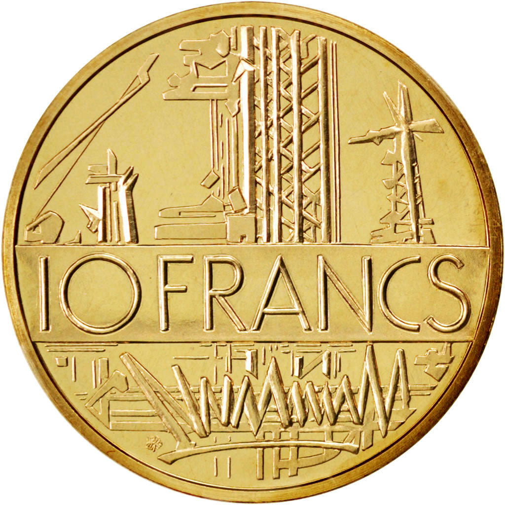 Coin, France, 10 Francs, 1985, MS(65-70), Cupro-nickel Aluminium, KM:P948