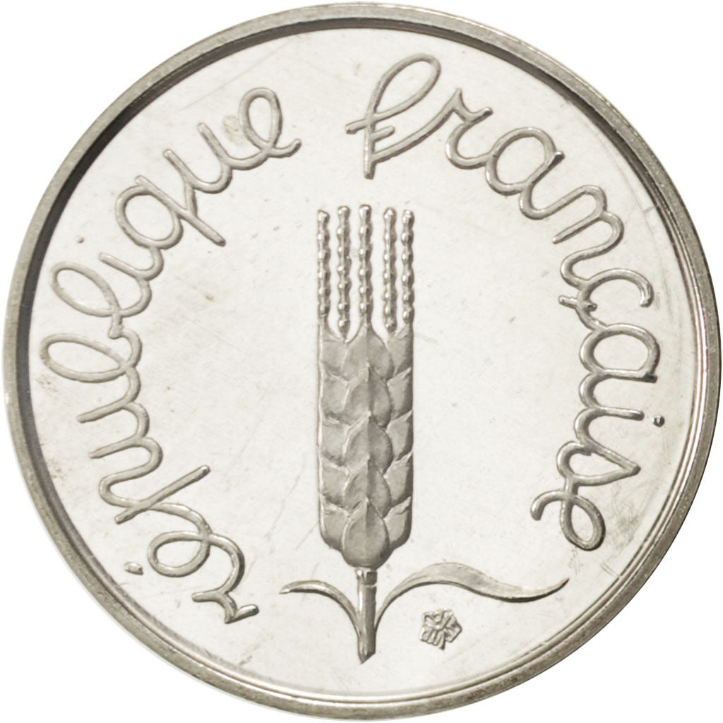 FRANCE, Centime, 1981, KM #P684, MS(65-70), Silver, Gadoury #4.P1, 4.40