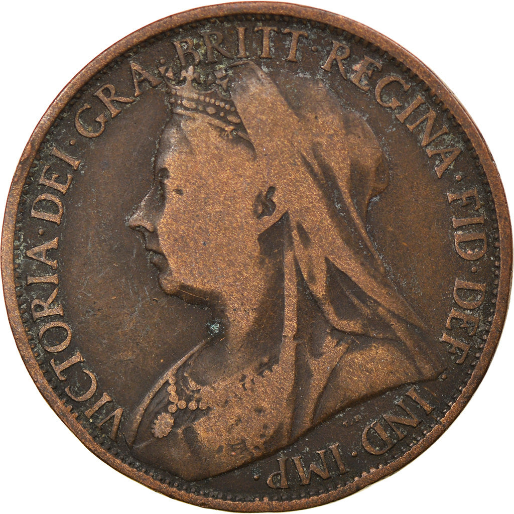 Coin, Great Britain, Victoria, Penny, 1895, F(12-15), Bronze, KM:790