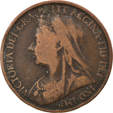 Coin, Great Britain, Victoria, Penny, 1895, F(12-15), Bronze, KM:790