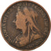 Coin, Great Britain, Victoria, Penny, 1895, F(12-15), Bronze, KM:790
