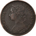 Coin, Great Britain, Victoria, Farthing, 1884, EF(40-45), Bronze, KM:753