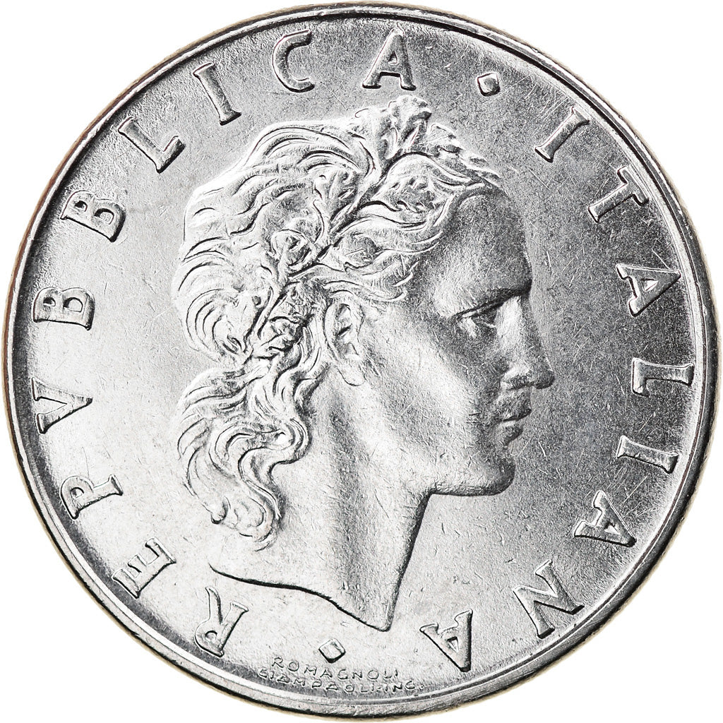 Coin, Italy, 50 Lire, 1988, Rome, EF(40-45), Stainless Steel, KM:95.1