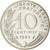 Moneta, Francja, 10 Centimes, 1982, MS(65-70), Srebro, KM:P722, Gadoury:46.P2