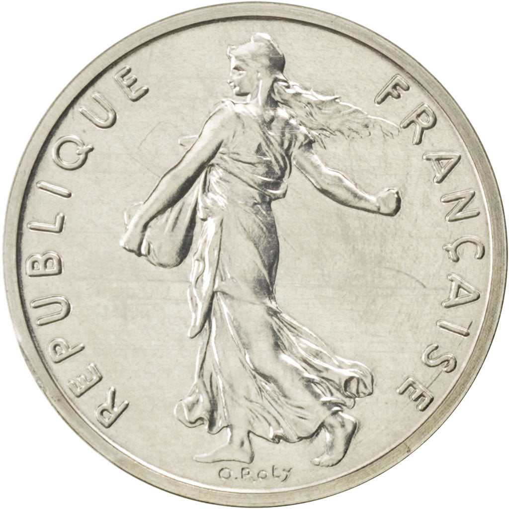 FRANCE, 1/2 Franc, 1982, KM #P728, MS(65-70), Silver, Gadoury #91.P2, 11.00