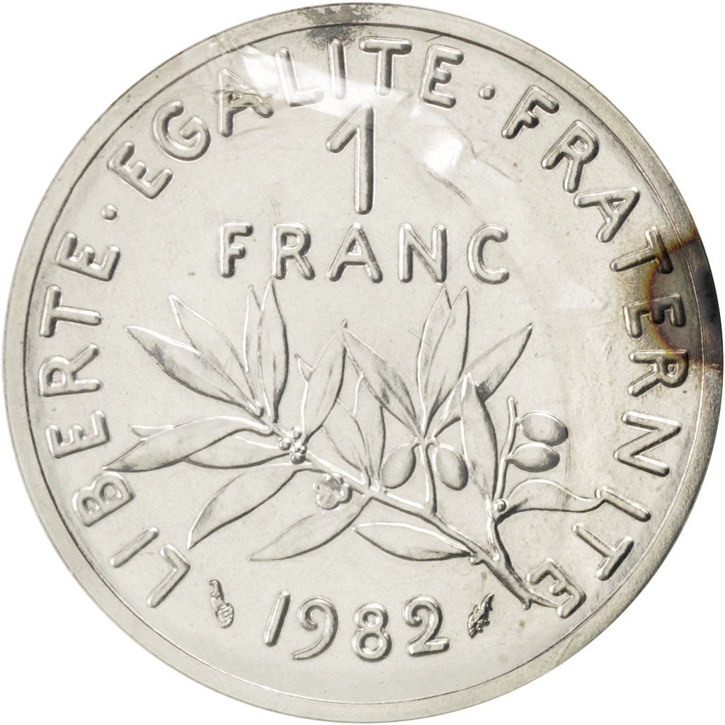 Monnaie, France, Franc, 1982, FDC, Argent, KM:P732, Gadoury:104.P2