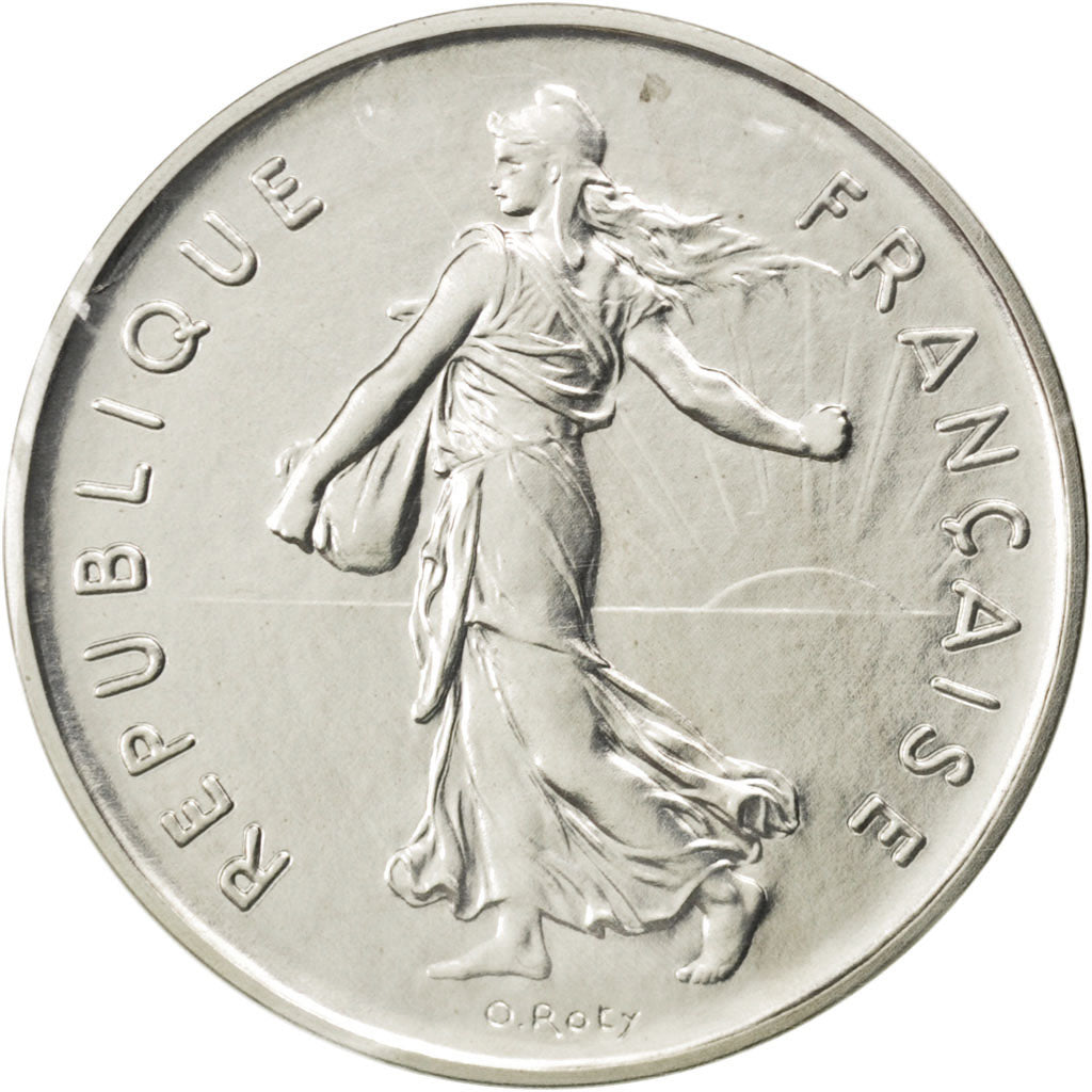 FRANCE, 5 Francs, 1982, KM #P740, MS(65-70), Silver, Gadoury #154.P2, 22.80