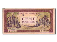 Indochine, 100 Piastres type 1942-45, lettre G