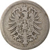 Coin, GERMANY - EMPIRE, Wilhelm I, 10 Pfennig, 1889, Hambourg, VF(20-25)