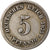 Moneda, ALEMANIA - IMPERIO, Wilhelm I, 5 Pfennig, 1875, Vienne, BC+, Cobre -