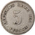 Moneda, ALEMANIA - IMPERIO, Wilhelm II, 5 Pfennig, 1904, Berlin, MBC, Cobre -