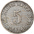 Moneda, ALEMANIA - IMPERIO, Wilhelm II, 5 Pfennig, 1909, Hambourg, MBC, Cobre -