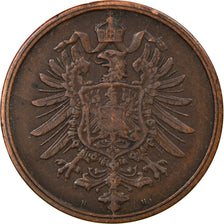 Coin, GERMANY - EMPIRE, Wilhelm I, 2 Pfennig, 1875, Darmstadt, EF(40-45)