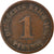 Coin, GERMANY - EMPIRE, Wilhelm I, Pfennig, 1875, Berlin, EF(40-45), Copper