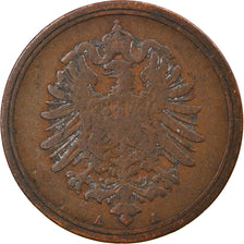 Coin, GERMANY - EMPIRE, Wilhelm I, Pfennig, 1888, Berlin, VF(30-35), Copper